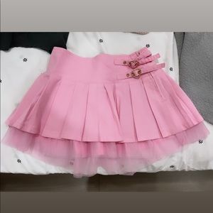 Dollskill pink mini skirt size XS
